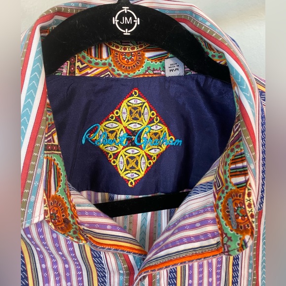 Robert Graham Long Sleeve Shirt Size M - Picture 3 of 5